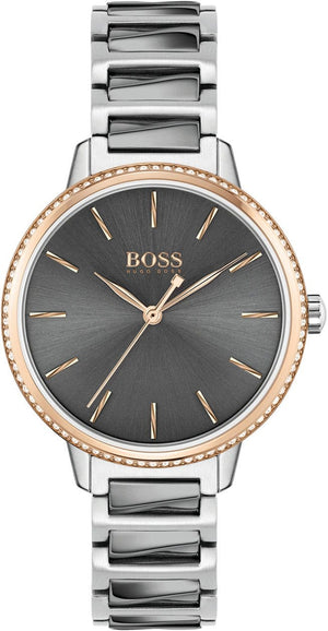 Buy Shop Hugo Boss Signature Grey Dial Silver Steel Strap Watch for Men - 1502569 USA Online