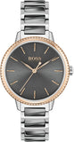 Buy Shop Hugo Boss Signature Grey Dial Silver Steel Strap Watch for Men - 1502569 USA Online
