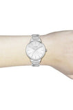 Buy Shop Hugo Boss Signature Silver Dial Silver Steel Strap Watch for Women - 1502539 USA Online