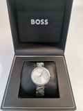 Buy Shop Hugo Boss Signature Silver Dial Silver Steel Strap Watch for Women - 1502539 USA Online