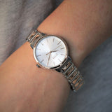 Buy Shop Hugo Boss Signature Silver Dial Two Tone Steel Strap Watch for Women - 1502567 USA Online