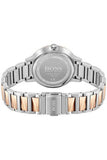 Buy Shop Hugo Boss Signature Silver Dial Two Tone Steel Strap Watch for Women - 1502567 USA Online