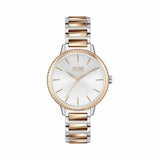 Buy Shop Hugo Boss Signature Silver Dial Two Tone Steel Strap Watch for Women - 1502567 USA Online