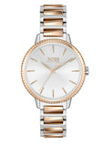 Buy Shop Hugo Boss Signature Silver Dial Two Tone Steel Strap Watch for Women - 1502567 USA Online