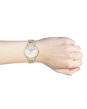 Buy Shop Hugo Boss Signature Silver Dial Two Tone Steel Strap Watch for Women - 1502568 USA Online
