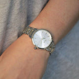Buy Shop Hugo Boss Signature Silver Dial Two Tone Steel Strap Watch for Women - 1502568 USA Online