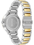 Buy Shop Hugo Boss Signature Silver Dial Two Tone Steel Strap Watch for Women - 1502568 USA Online