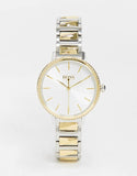 Buy Shop Hugo Boss Signature Silver Dial Two Tone Steel Strap Watch for Women - 1502568 USA Online
