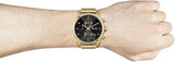 Buy Shop Hugo Boss Skymaster Black Dial Gold Mesh Bracelet Watch for Men - 1513838 USA Online