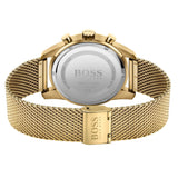 Buy Shop Hugo Boss Skymaster Black Dial Gold Mesh Bracelet Watch for Men - 1513838 USA Online