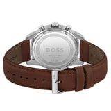 Buy Shop Hugo Boss Skymaster Blue Dial Brown Leather Strap Watch for Men - 1513940 USA Online