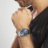 Buy Shop Hugo Boss Skymaster Blue Dial Silver Steel Strap Watch for Men - 1513784 USA Online