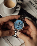 Buy Shop Hugo Boss Skymaster Blue Dial Silver Steel Strap Watch for Men - 1513784 USA Online