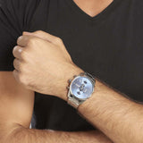 Buy Shop Hugo Boss Skymaster Blue Dial Silver Steel Strap Watch for Men - 1513784 USA Online