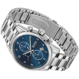 Buy Shop Hugo Boss Skymaster Blue Dial Silver Steel Strap Watch for Men - 1513784 USA Online
