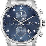 Buy Shop Hugo Boss Skymaster Blue Dial Silver Steel Strap Watch for Men - 1513784 USA Online