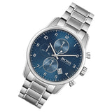 Buy Shop Hugo Boss Skymaster Blue Dial Silver Steel Strap Watch for Men - 1513784 USA Online