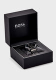 Buy Shop Hugo Boss Skymaster Chronograph Black Dial Black Steel Strap Watch for Men - 1513785 USA Online
