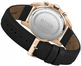 Buy Shop Hugo Boss Skymaster Chronograph Blue Dial Black Leather Strap Watch for Men - 1513783 USA Online