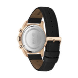 Buy Shop Hugo Boss Skymaster Chronograph Blue Dial Black Leather Strap Watch for Men - 1513783 USA Online
