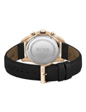 Buy Shop Hugo Boss Skymaster Chronograph Blue Dial Black Leather Strap Watch for Men - 1513783 USA Online