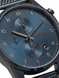Buy Shop Hugo Boss Skymaster Chronograph Blue Dial Blue Mesh Bracelet Watch for Men - 1513836 USA Online