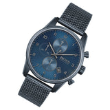 Buy Shop Hugo Boss Skymaster Chronograph Blue Dial Blue Mesh Bracelet Watch for Men - 1513836 USA Online