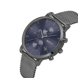 Buy Shop Hugo Boss Skymaster Chronograph Grey Dial Grey Mesh Bracelet Watch for Men - 1513934 USA Online