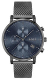 Buy Shop Hugo Boss Skymaster Chronograph Grey Dial Grey Mesh Bracelet Watch for Men - 1513934 USA Online