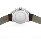 Buy Shop Hugo Boss Skymaster Grey Dial Brown Leather Strap Watch for Men - 1513787 USA Online