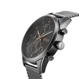 Buy Shop Hugo Boss Skymaster Grey Dial Grey Mesh Bracelet Watch for Men - 1513837 USA Online