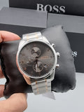 Buy Shop Hugo Boss Skymaster Grey Dial Two Tone Steel Strap Watch for Men - 1513789 USA Online