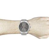 Buy Shop Hugo Boss Skymaster Grey Dial Two Tone Steel Strap Watch for Men - 1513789 USA Online