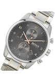 Buy Shop Hugo Boss Skymaster Grey Dial Two Tone Steel Strap Watch for Men - 1513789 USA Online