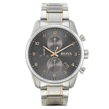 Buy Shop Hugo Boss Skymaster Grey Dial Two Tone Steel Strap Watch for Men - 1513789 USA Online