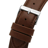 Buy Shop Hugo Boss Skymaster White Dial Brown Leather Strap Watch for Men - 1513786 USA Online