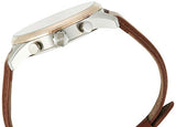 Buy Shop Hugo Boss Skymaster White Dial Brown Leather Strap Watch for Men - 1513786 USA Online