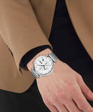 Buy Shop Hugo Boss Skymaster White Dial Silver Mesh Bracelet Watch for Men - 1513933 USA Online