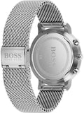 Buy Shop Hugo Boss Skymaster White Dial Silver Mesh Bracelet Watch for Men - 1513933 USA Online