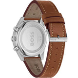 Buy Shop Hugo Boss Skytraveller Chronograph Black Dial Blue Leather Strap Watch for Men - 1514161 USA Online