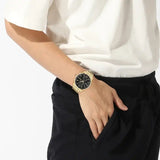 Buy Shop Hugo Boss Skytraveller Chronograph Black Dial Gold Steel Strap Watch for Men - 1514152 USA Online