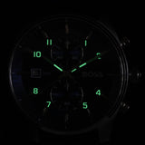 Buy Shop Hugo Boss Skytraveller Chronograph Blue Dial Brown Leather Strap Watch for Men - 1514194 USA Online