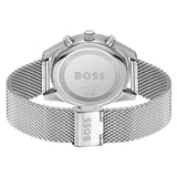 Buy Shop Hugo Boss Skytraveller Chronograph Blue Dial Silver Mesh Strap Watch for Men - 1514149 USA Online