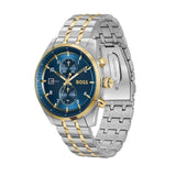 Buy Shop Hugo Boss Skytraveller Chronograph Blue Dial Two Tone Steel Strap Watch for Men - 1514247 USA Online