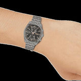 Buy Shop Hugo Boss Skytraveller Chronograph Gunmetal Grey Dial Grey Steel Strap Watch for Men - 1514153 USA Online