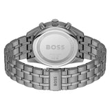 Buy Shop Hugo Boss Skytraveller Chronograph Gunmetal Grey Dial Grey Steel Strap Watch for Men - 1514153 USA Online