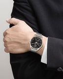 Buy Shop Hugo Boss Sophio Black Dial Silver Mesh Bracelet Watch for Men -1513961 USA Online
