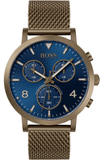 Buy Shop Hugo Boss Spirit Blue Dial Grey Mesh Bracelet Watch for Men - 1513693 USA Online