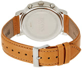 Buy Shop Hugo Boss Spirit Grey Dial Brown Leather Strap Watch for Men - 1513691 USA Online