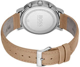 Buy Shop Hugo Boss Spirit Grey Dial Brown Leather Strap Watch for Men - 1513691 USA Online